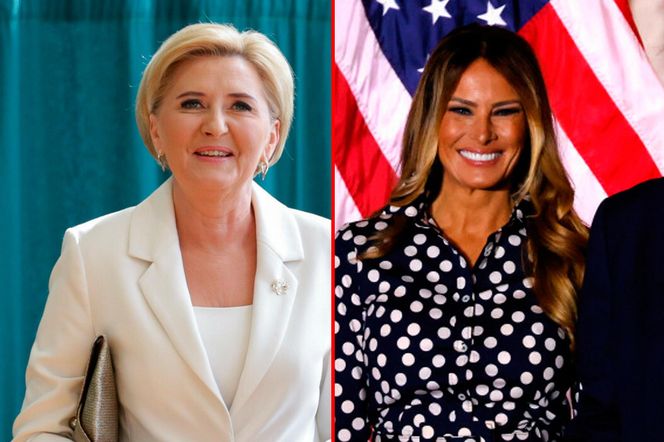 Agata Duda, Melania Trump
