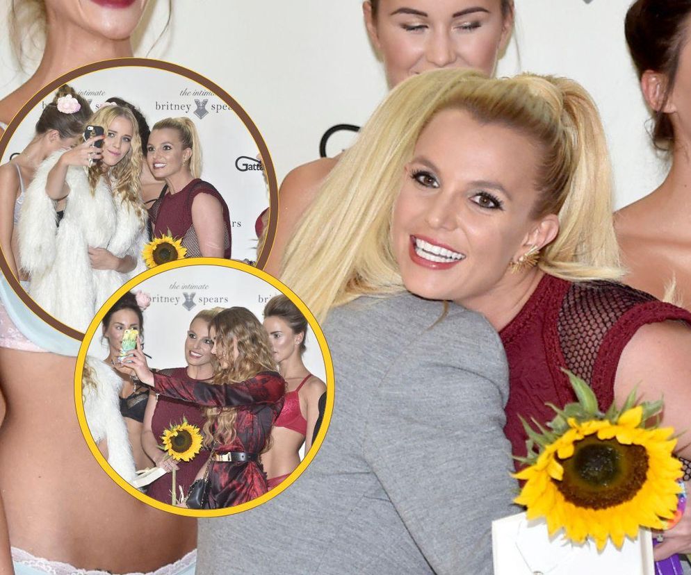 Britney Spears spotkała się z Dodą, Maffashion i Mercedes. Jak robot. Sztywna, z przyklejonym uśmiechem