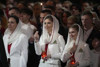Putin świętuje Wielkanoc. Poszedł na mszę, mówił o zmartwychwstaniu