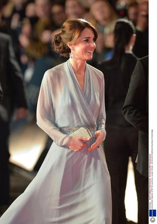 Księżna Kate Middleton i książę William na premierze Spectre, Londyn