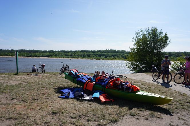 Plaża Romantyczna nad Wisłą w Warszawie
