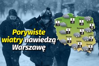 Pogoda na środę w Warszawie. Porywiste wiatry nawiedzą stolicę