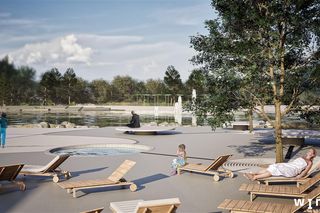 Wizualizacja Centrum Rekreacji Wodnej w Baszni Górnej