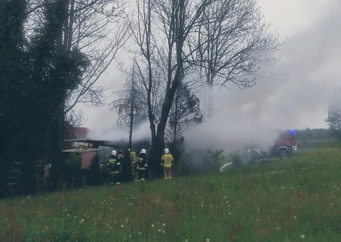 Pożar w Sławniowicach. Strażacy znaleźli zwęglone zwłoki