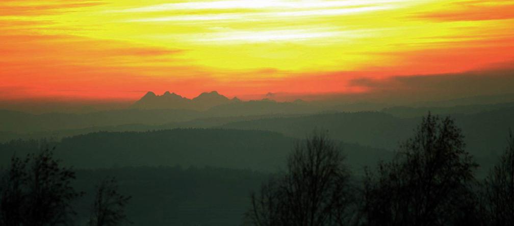 Tatry widoczne z Rzeszowa