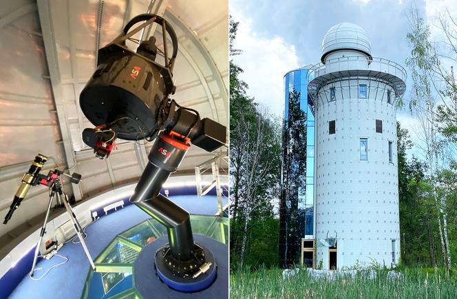 Obserwatorium astronomiczne na terenie kampusu uniwersyteckiego w Białymstoku