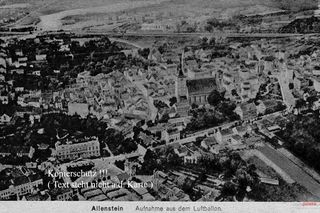 Olsztyn na zdjęciach lotniczych. Zobacz, jak wyglądał ponad 100 lat temu