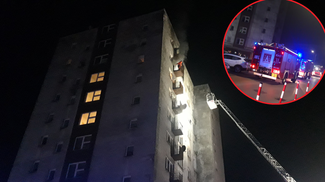 Zagadkowy pożar w Kielcach: Płonęły drzwi na dwóch piętrach! Ewakuacja i poszkodowani. Na miejscu biegły!
