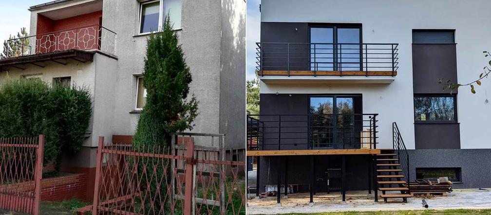 Dom kostka z PRL przed i po metamorfozie. 3 lata temu rudera, a teraz wygląda jak luksusowy dom z okładki magazynu