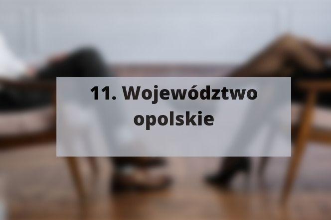 Województwo opolskie: 1,4 rozwodów na 1000 osób 
