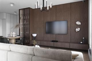 Mieszkanie w stylu modern glam