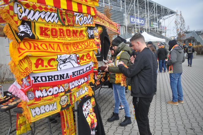 Kibice na meczu Korona Kielce - Górnik Zabrze. 1.12.2024