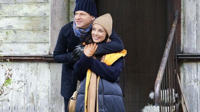 Barwy szczęścia odc. 2822. Kasia (Katarzyna Glinka), Łukasz (Michał Rolnicki)