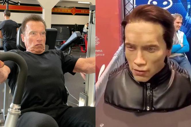 Arnold Schwarzenegger i robot Terminator