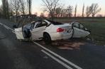 Śmiertelny wypadek na trasie Gierzwałd - Ostróda. Kierowca BMW zginął na miejscu