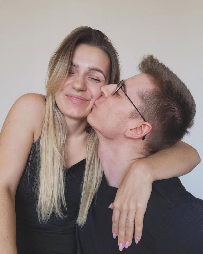 Kamil Semeniuk z żoną Katarzyną