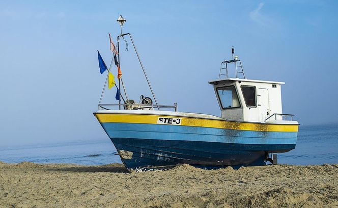 Stegna i bulwar przy plaży
