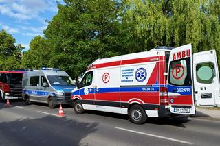 Potrącenie pieszej w Knurowie