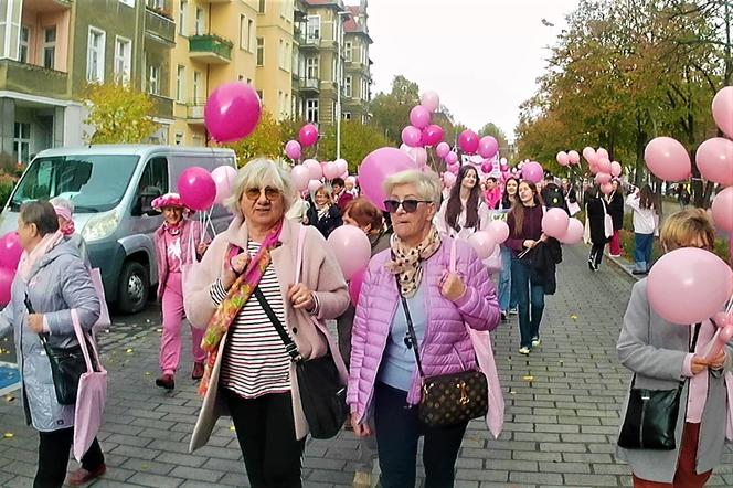 Marsz Różowej Wstążki w Szczecinie