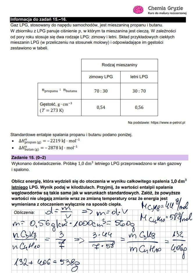 Matura 2025 chemia rozszerzona - odpowiedzi do wszystkich zadań z arkusza CKE 16.05.2025 - Formuła 2023