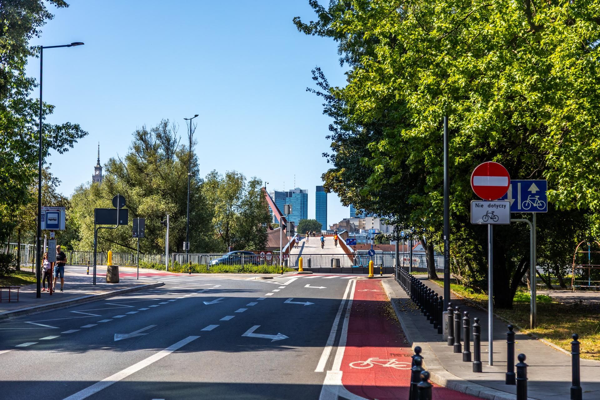 Ulica Okrzei w Warszawie przed przebudową