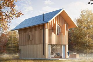 Dom Ciasny ale wysoki. Projekt: BXB Studio