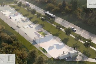 Projekt skateparku w Nowym Sączu 