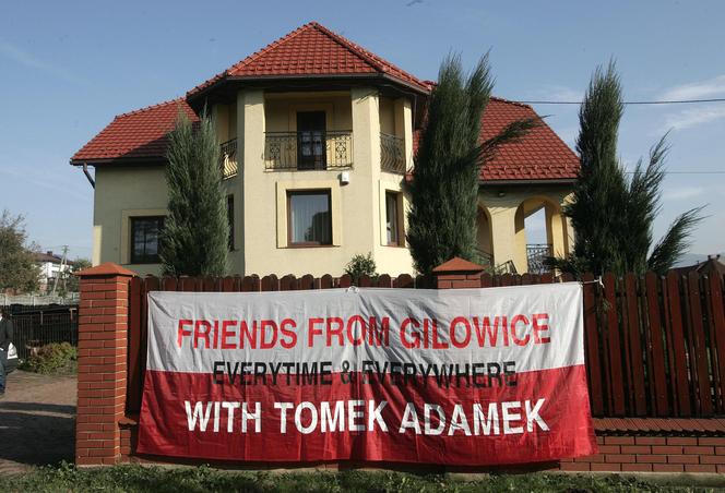 Tomasz Adamek w domu w Gilowicach