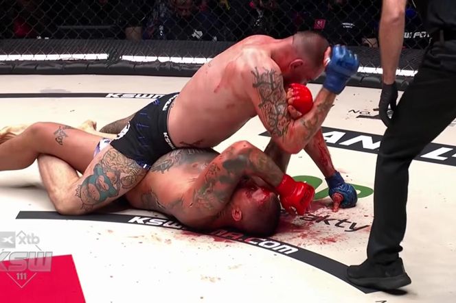 Flinston zdemolowany przez Paczóskiego na XTB KSW 111! Krew lała się strumieniami