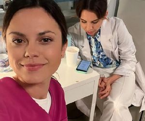 M jak miłość na planie. Kasia (Paulina Lasota), Aneta (Ilona Janyst)