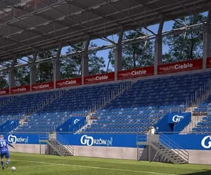 Stadion piłkarski w Gorzowie na wizualizacji. Koncpecja zaczyna nabierać kształtów 