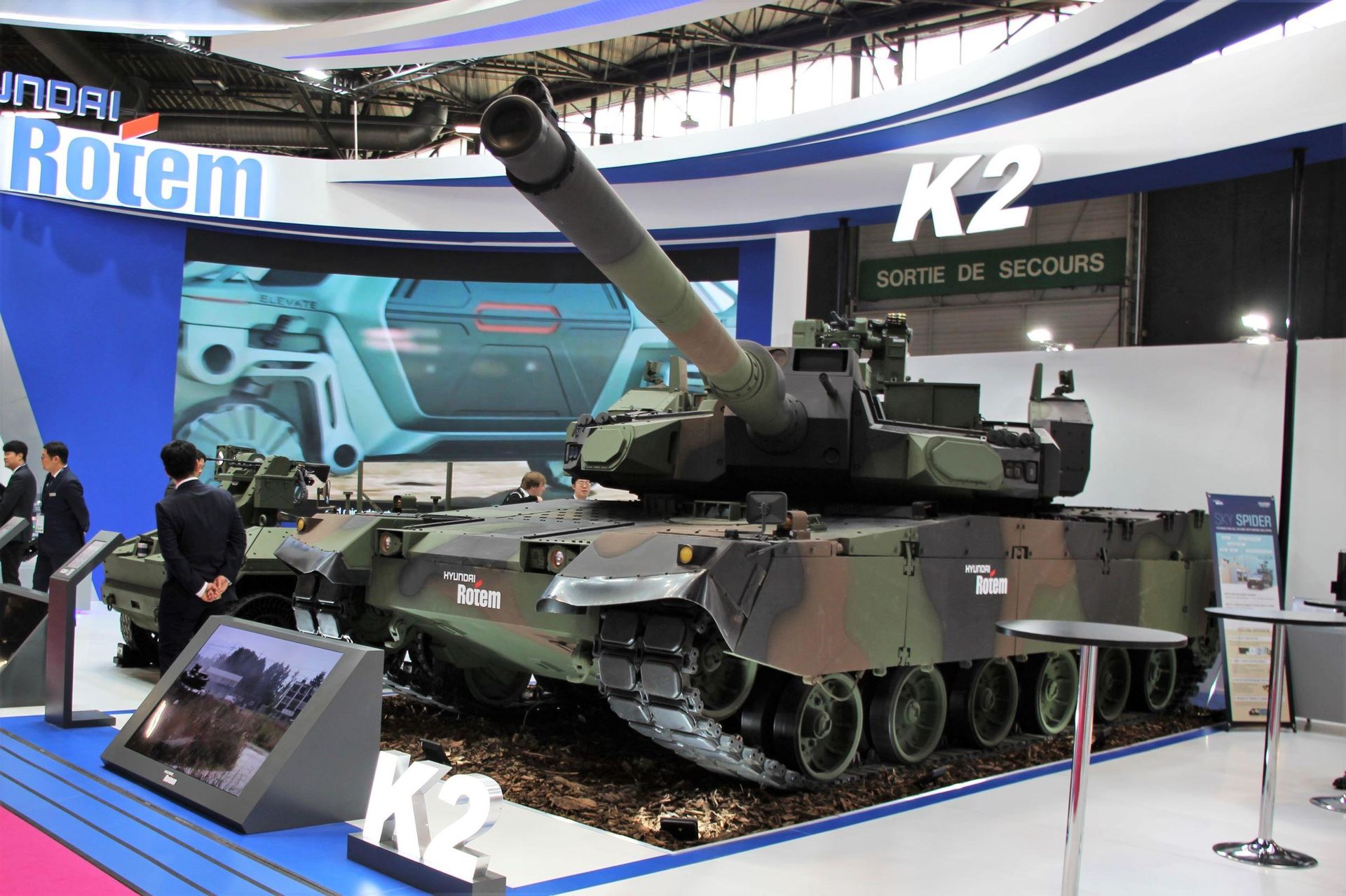 Czołg K2 podczas Eurosatory 2024