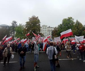 Demonstracja zwolenników PiS