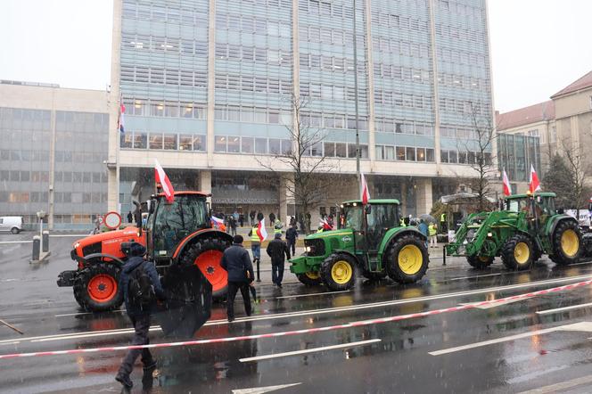 Protest rolników w Poznaniu 