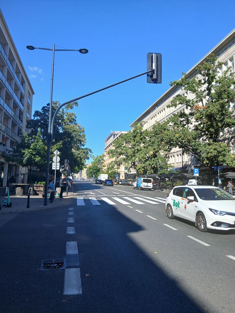 Ulica Krucza w Warszawie przed przebudową