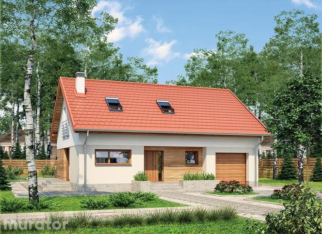 Projekt domu M201 Senne marzenie (etap I) od Muratora - wizualizacje, plany, rysunki