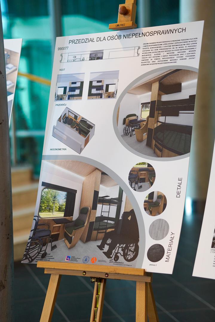 Tak mogą wyglądać wagony przyszłości.