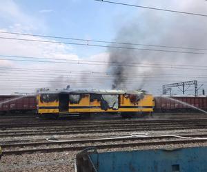 Pali się wagon na stacji w Skarżysku Kościelnym. W środku materiały łatwopalne 