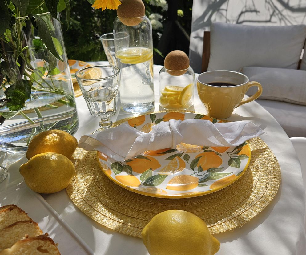 Trend Italian Summer – len, ceramika i cytrynowe dodatki