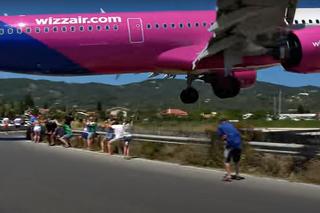 Najniższe lądowanie samolotu WizzAir w Skiathos w Grecji