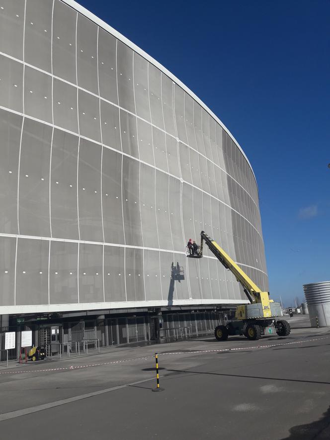 Czyszczenie membrany Stadionu Miejskiego