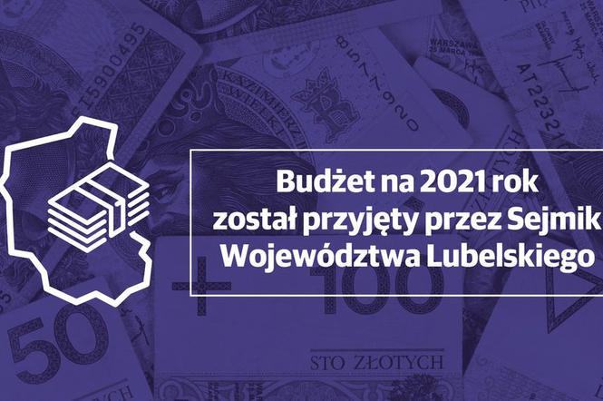 Budżet na 2021 rok przyjęty przez sejmik województwa- baner