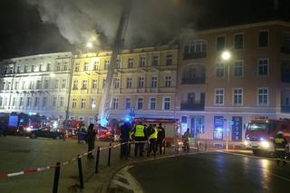 Pożar kamienicy przy ul. Kaszubskiej