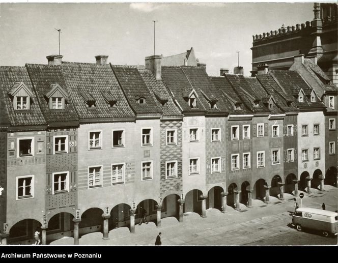 Zespół kamieniczek na poznańskim rynku