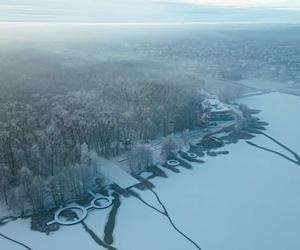 Fenomenalny pomost na Jeziorze Słupeckim