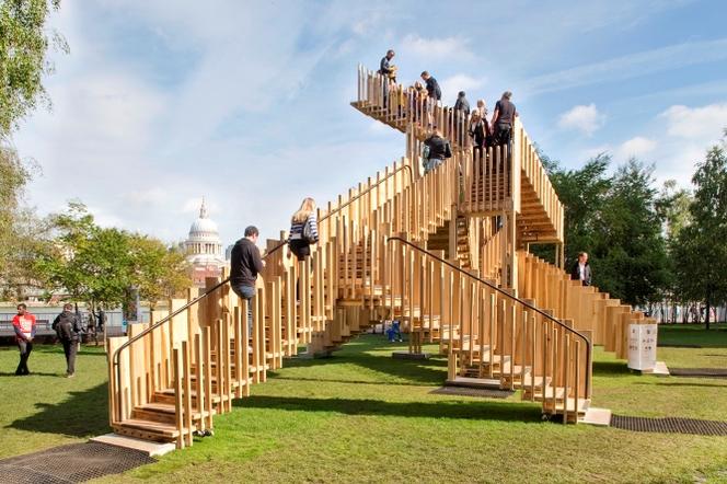 Instalacja Endless Stair. Fot. Jonas Lence