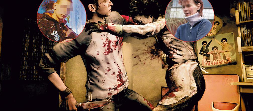 Chciał zabić matkę jak w grze komputerowej