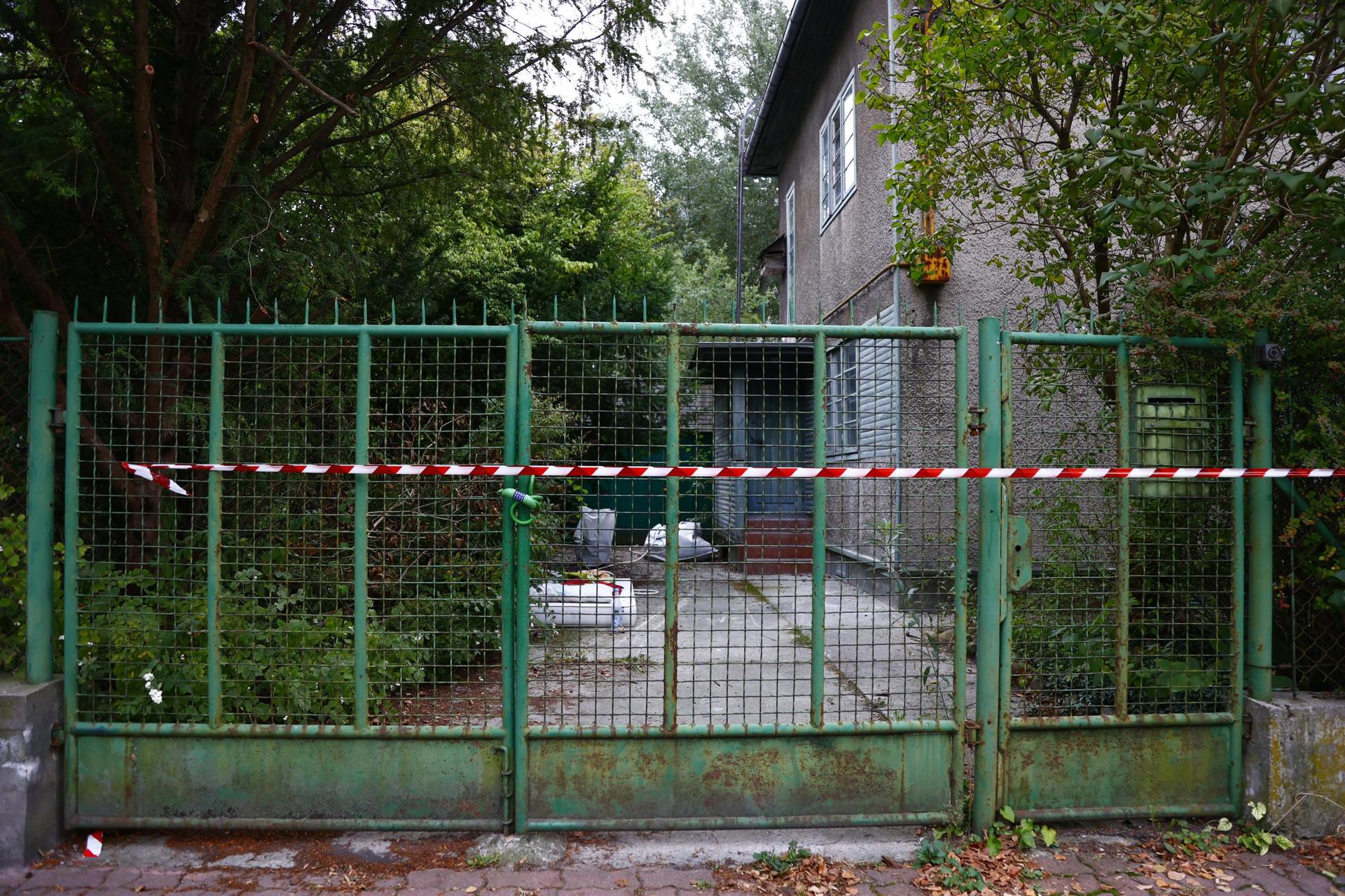 Rozbiórka domu przy Grębałowskiej w Warszawie