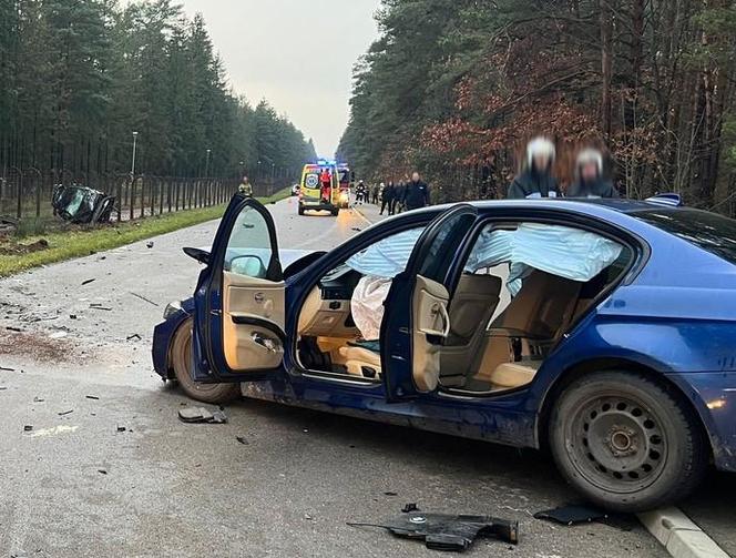 Masakra drogowa z udziałem BMW. Cztery osoby w szpitalu