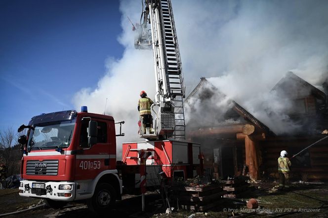 Pożar kultowej bieszczadzkiej restauracji Wilcza Jama